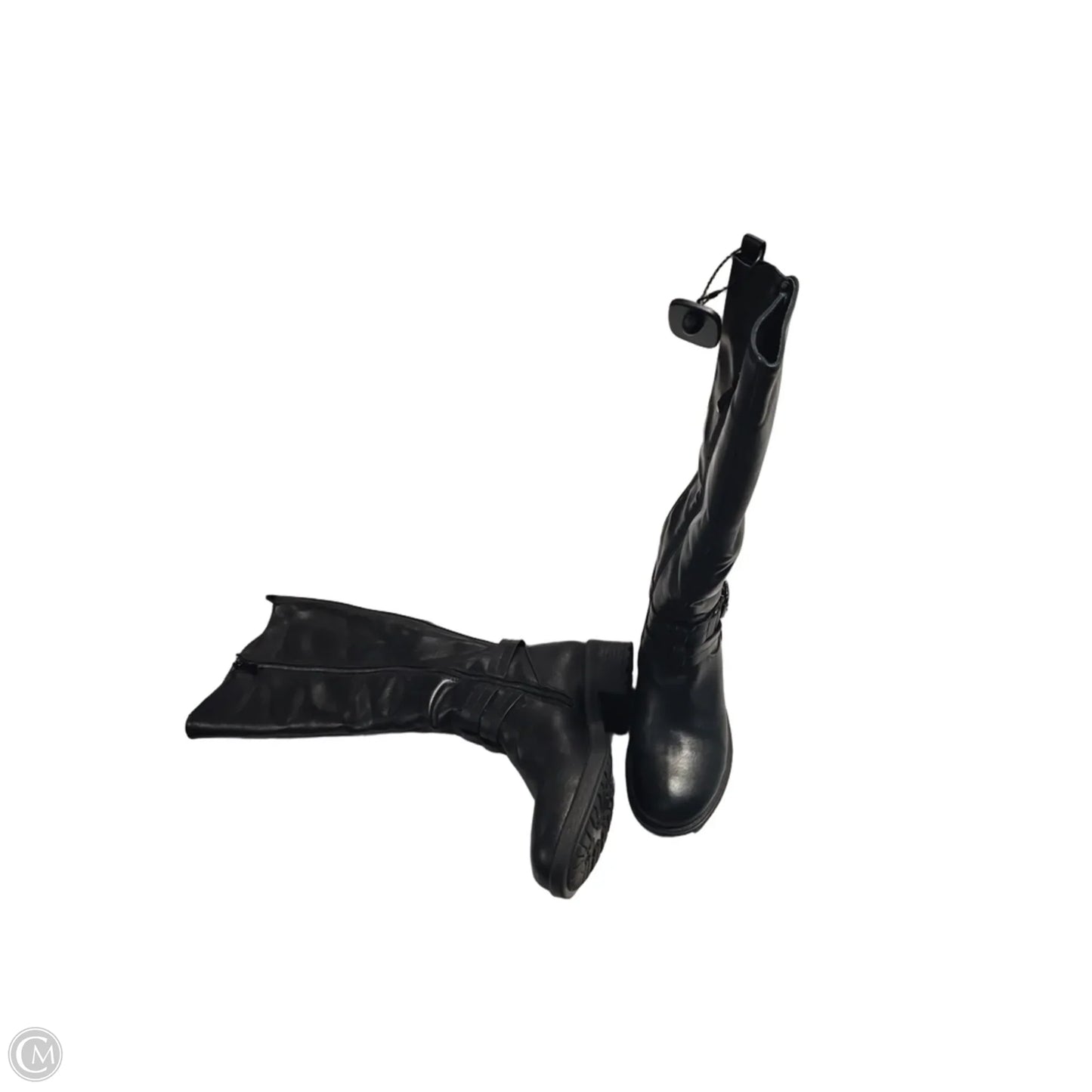 Boots Mid-calf Heels By Dream Pairs In Black, Size: 6