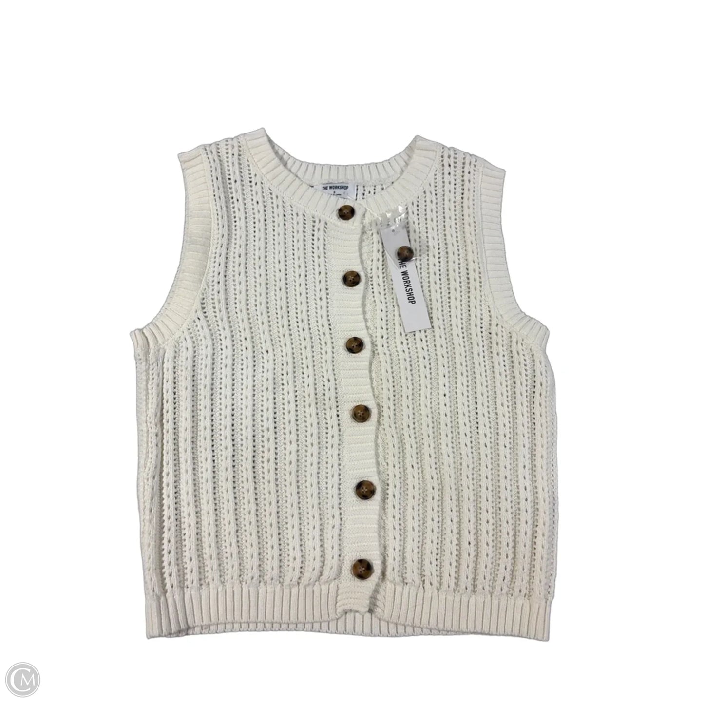 Sweater By Cmc In White, Size: S