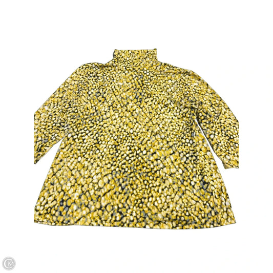 Top Long Sleeve By Alfani In Yellow, Size: Xl