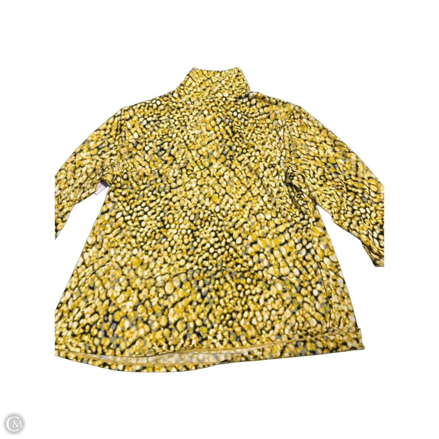 Top Long Sleeve By Alfani In Yellow, Size: Xl