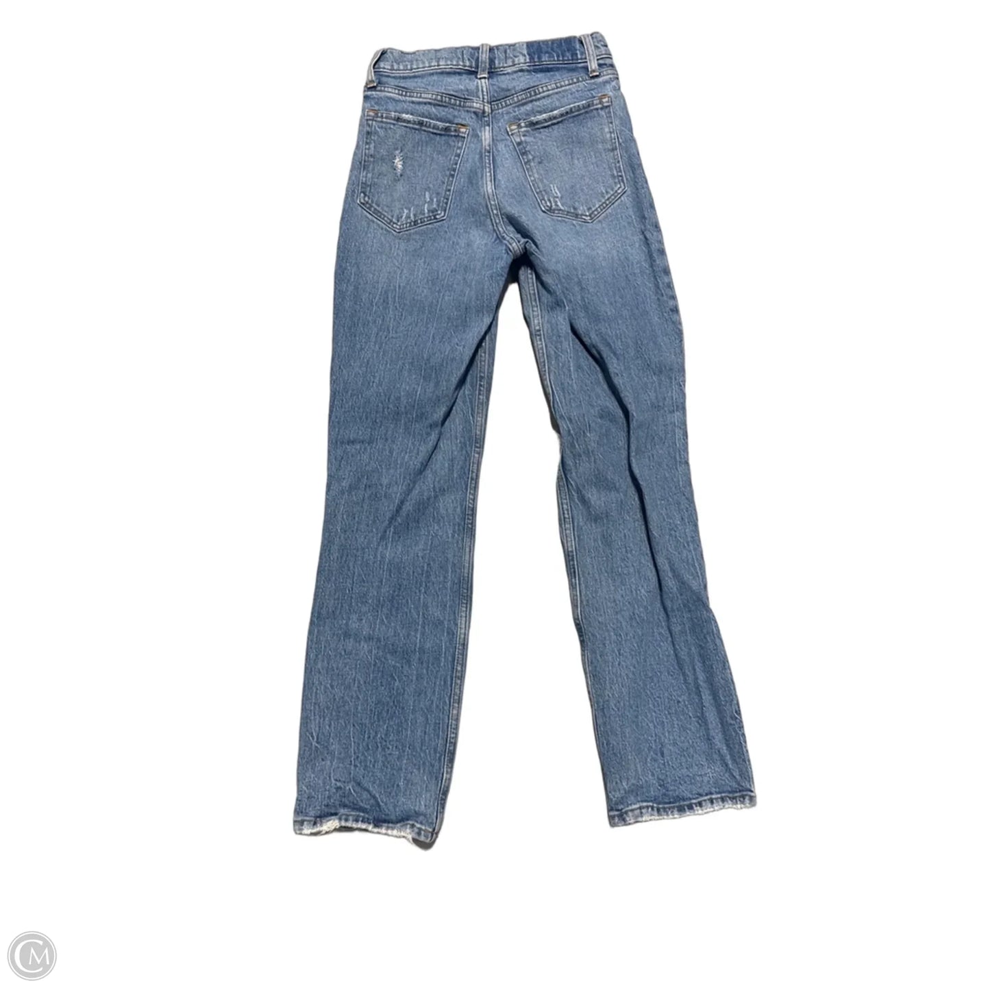 Jeans Straight By Abercrombie And Fitch In Blue, Size: 4