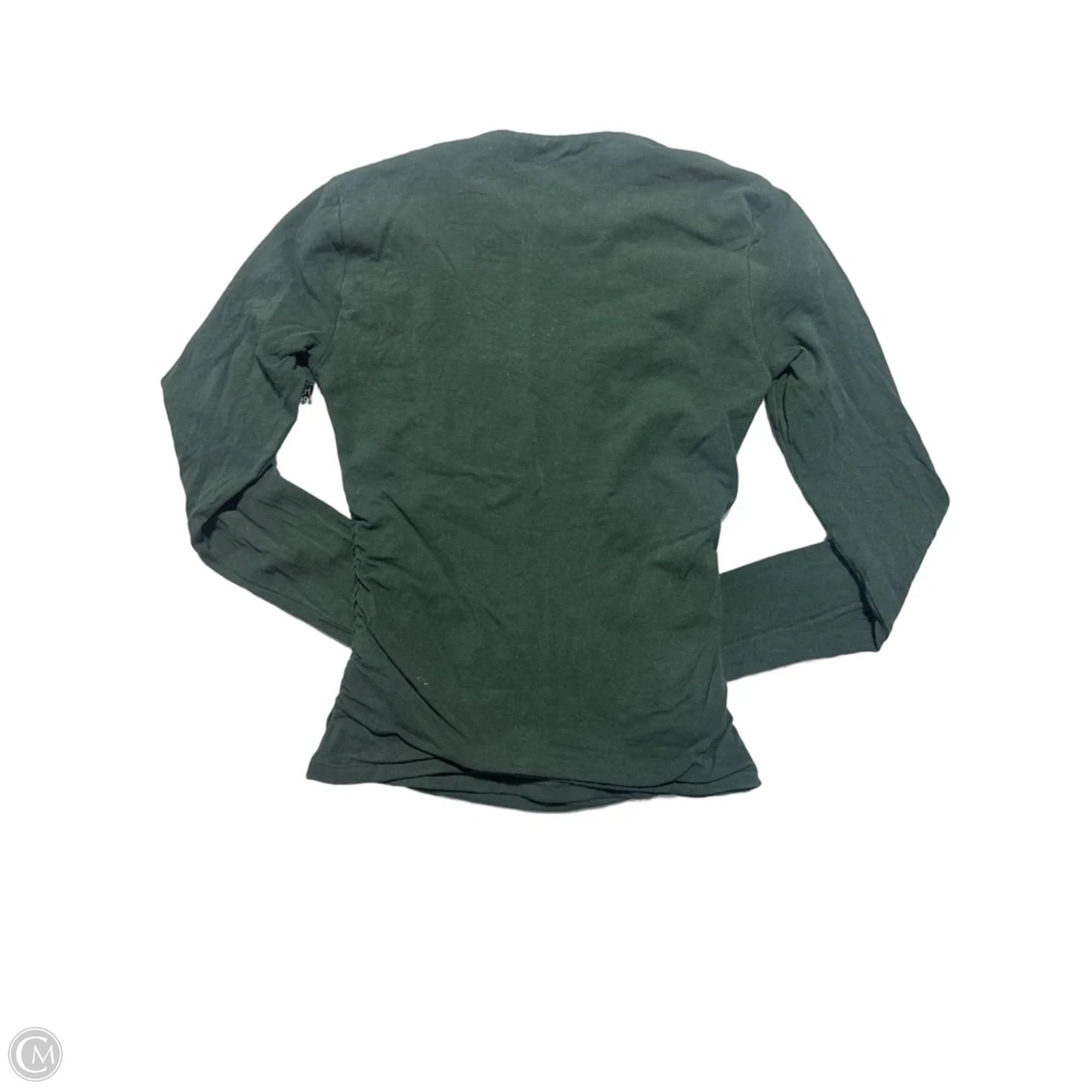 Top Long Sleeve By Abercrombie And Fitch In Green, Size: S