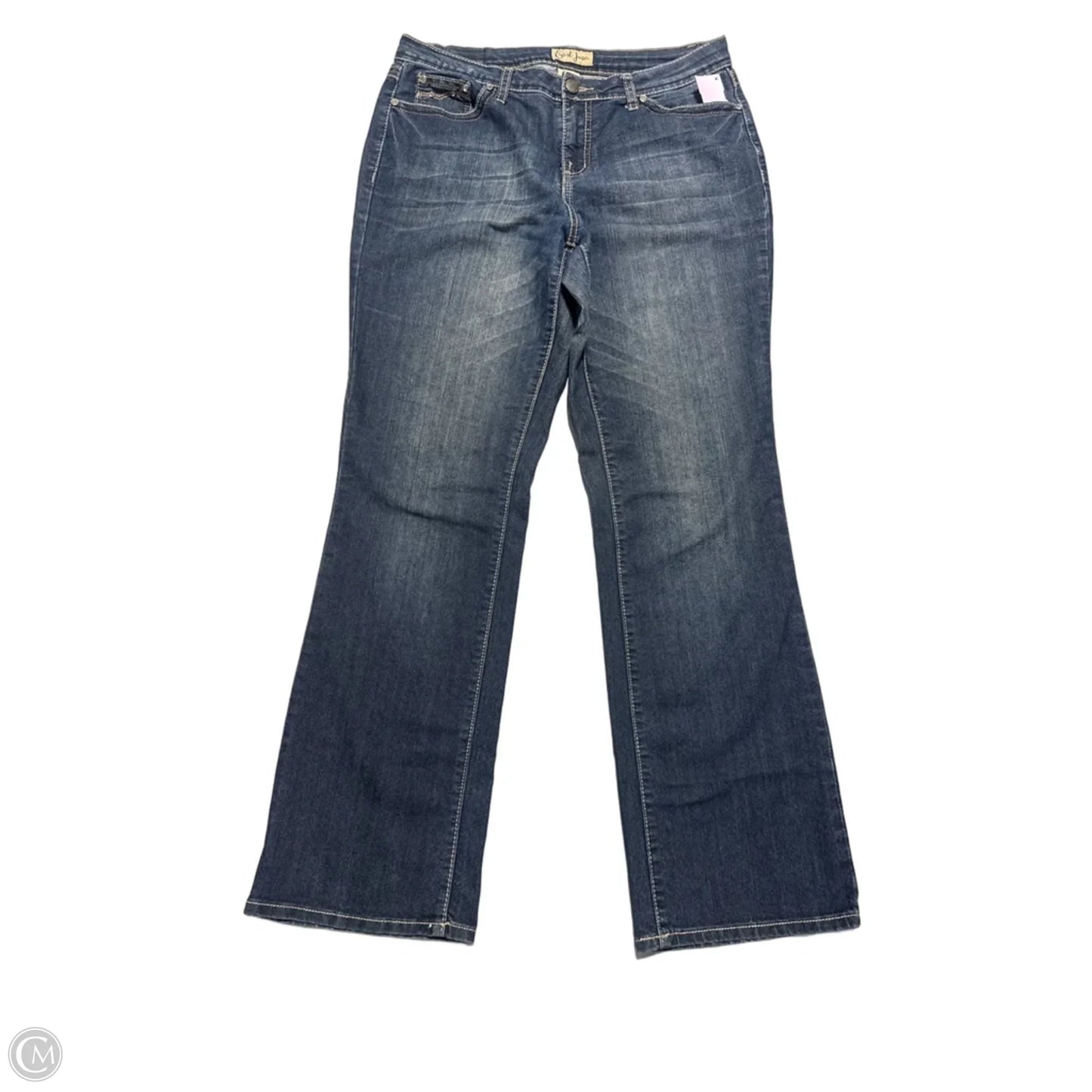 Jeans Boot Cut By Earl Jean In Blue, Size: 10