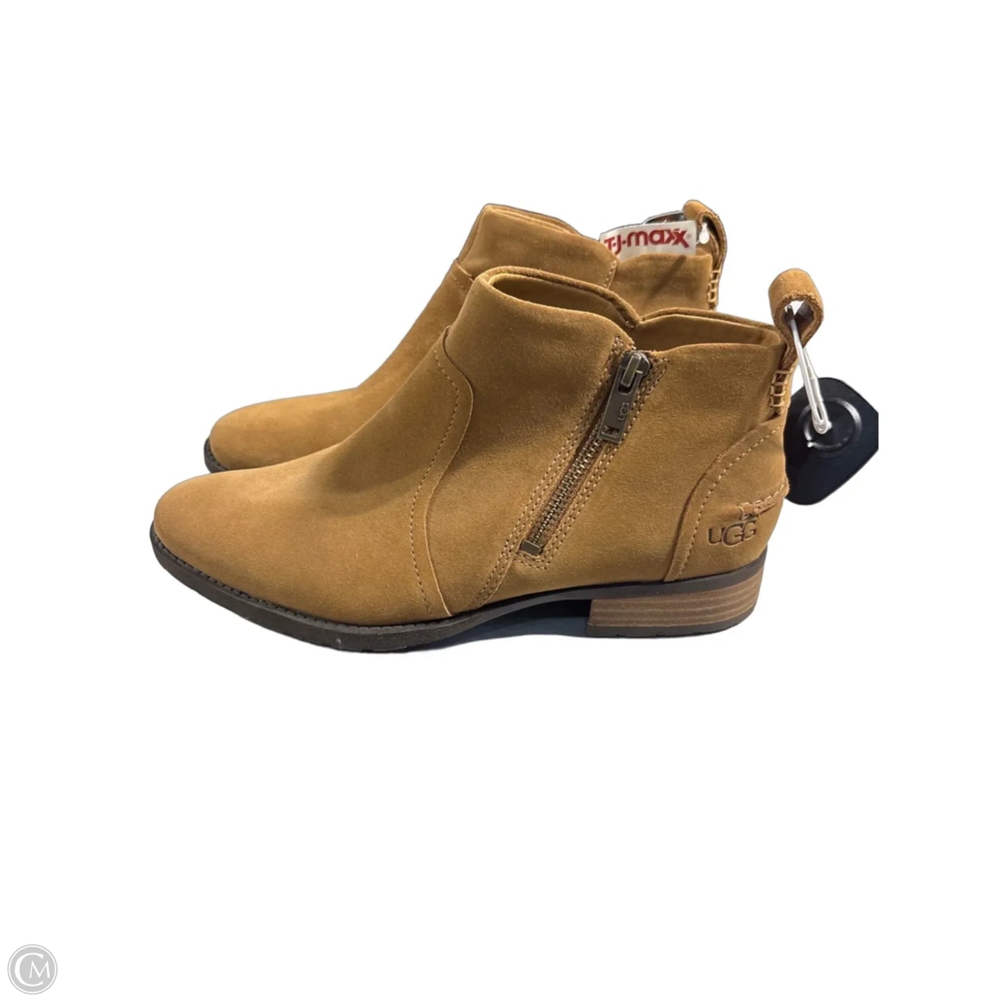 Boots Designer By Ugg In Brown, Size: 8