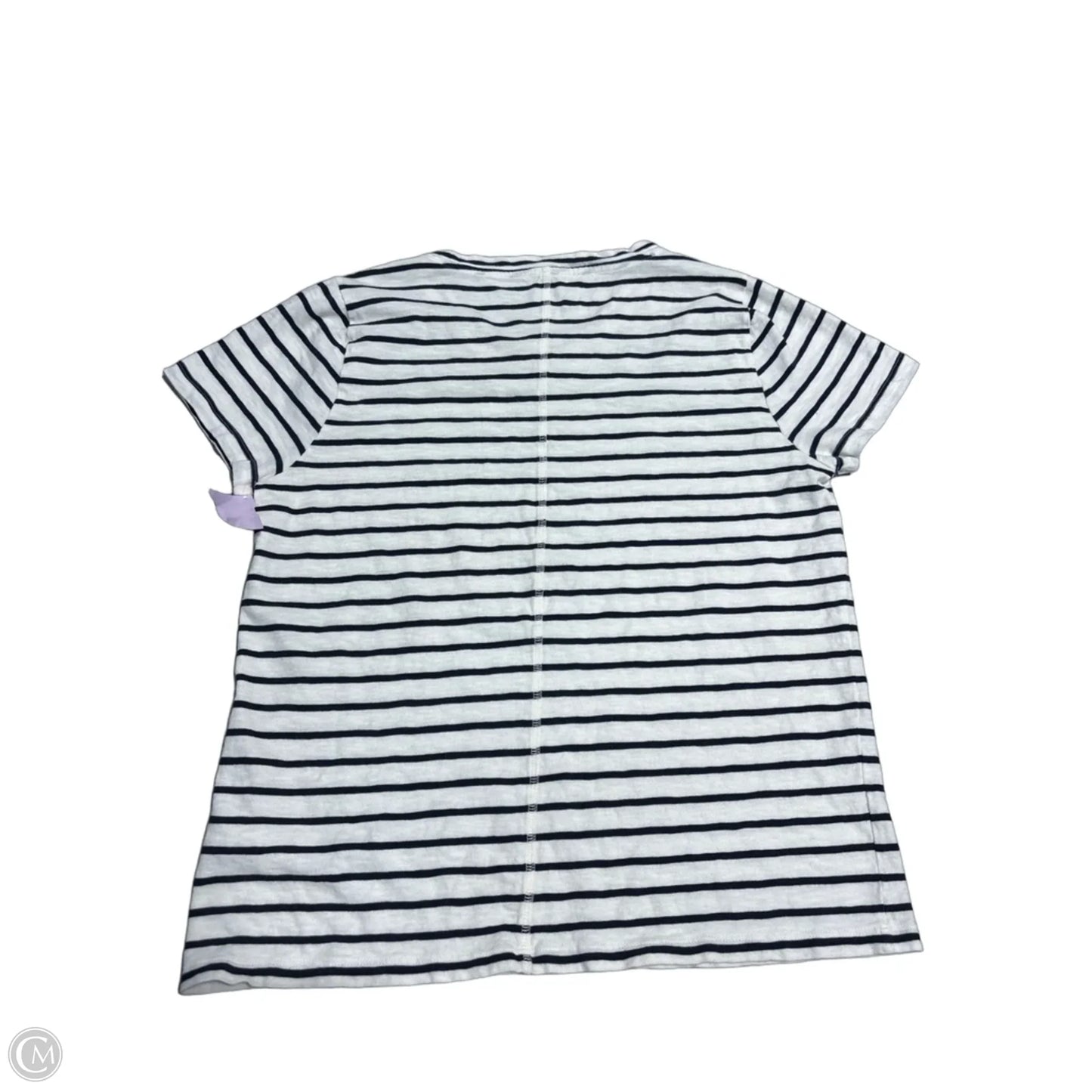 Top Short Sleeve By J. Crew In Striped Pattern, Size: L