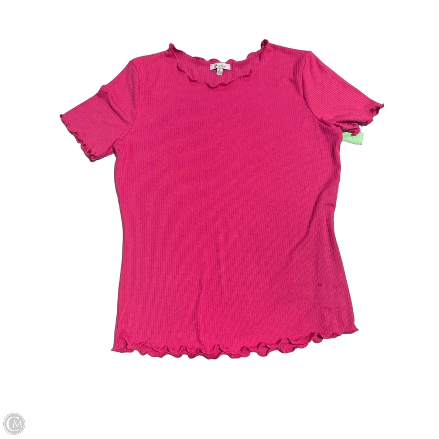 Top Short Sleeve By White Birch In Pink, Size: L