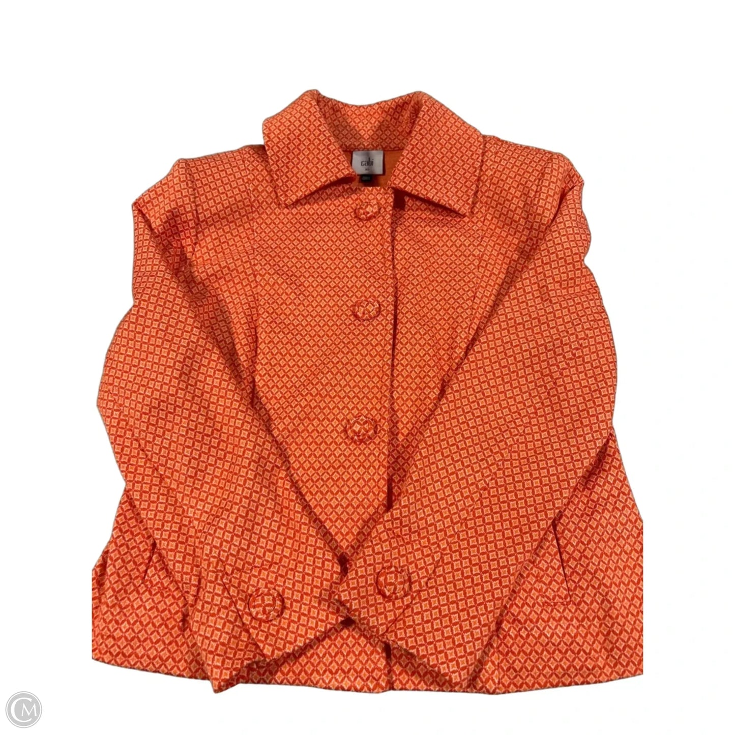 Blazer By Cabi In Orange, Size: Xs