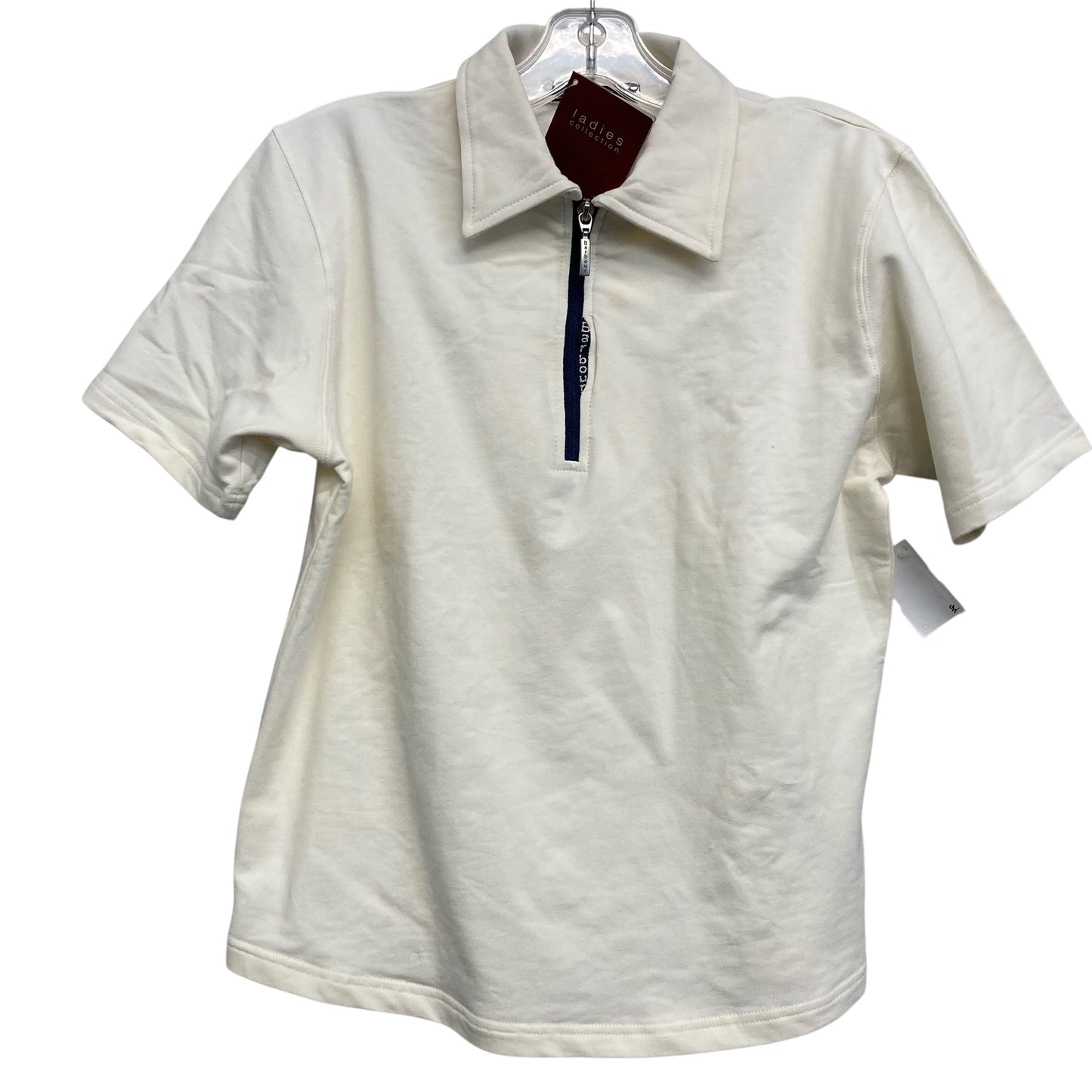 Top Ss By Barbour In Cream, Size:L