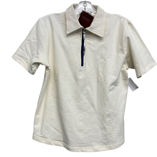 Top Ss By Barbour In Cream, Size:L