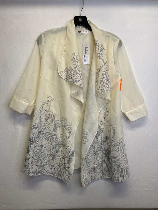 Cardigan By Cmc In Cream, Size:Osfm