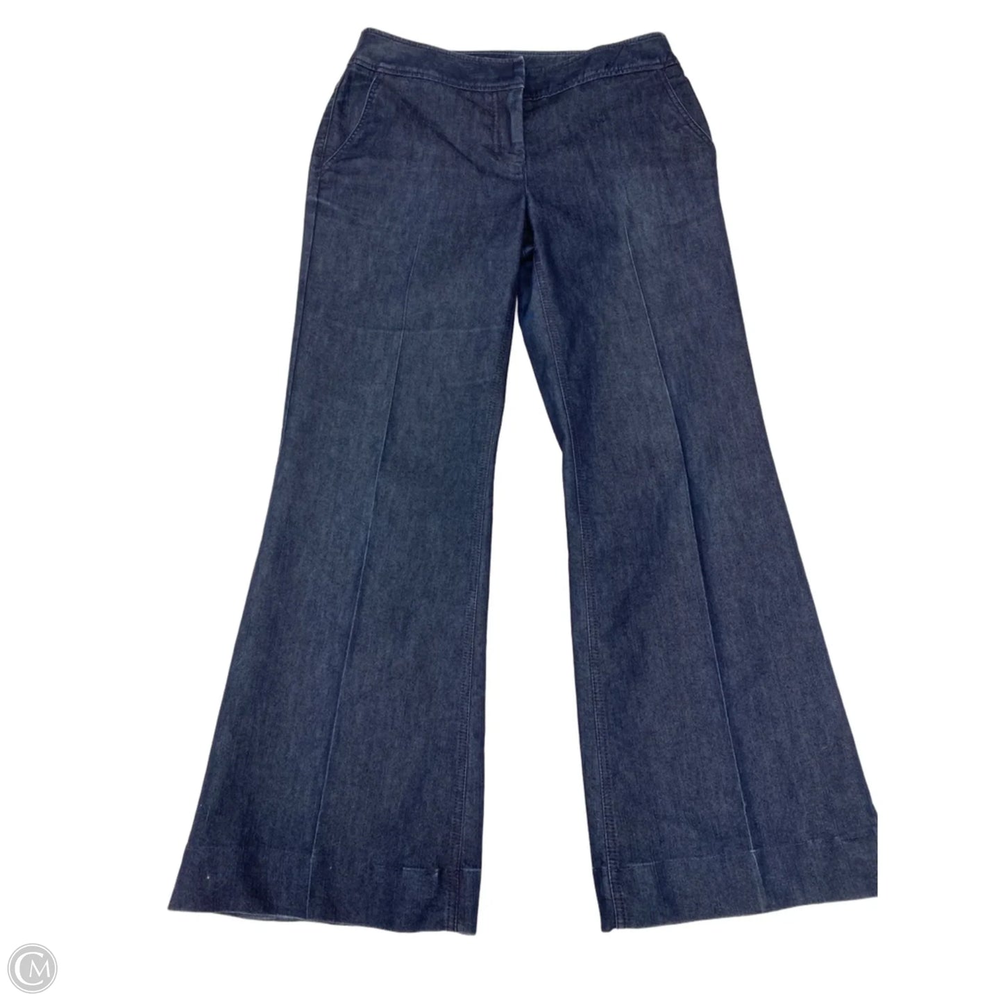 Jeans Wide Leg By Kenneth Cole Reaction In Blue Denim, Size: 6