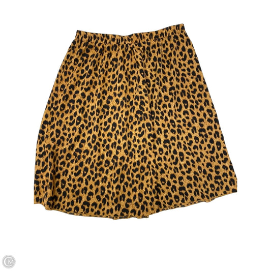 Skirt Midi By Shein In Leopard Print, Size: 3x