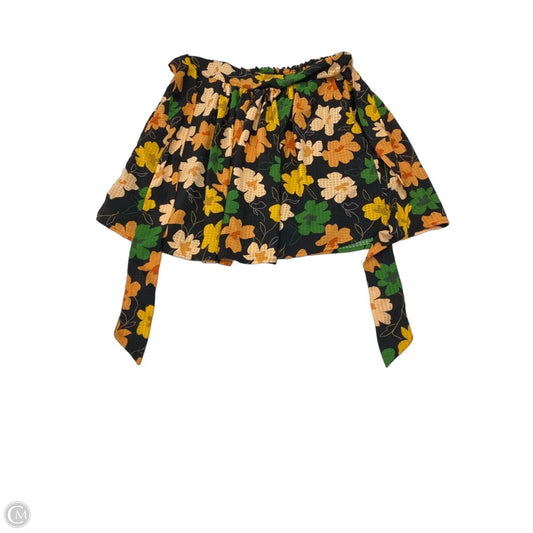 Skirt Mini & Short By Who What Wear In Floral Print, Size: L