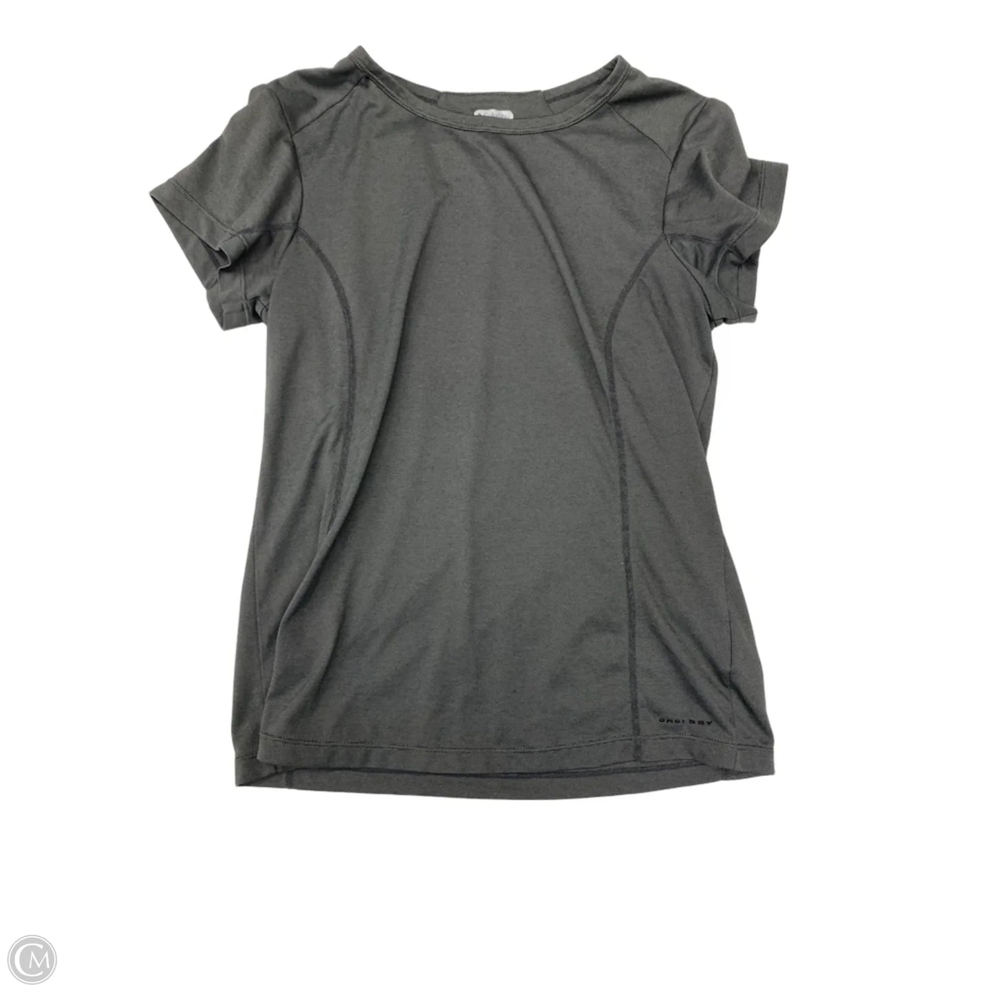 Athletic Top Short Sleeve By Columbia In Grey, Size: S