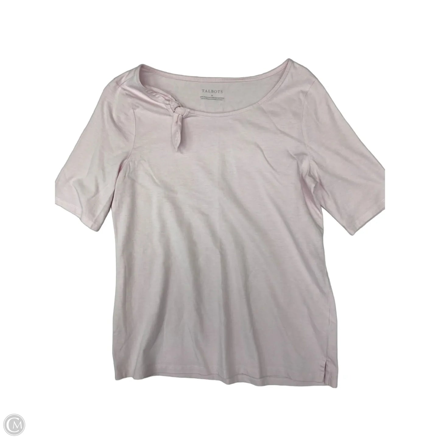 Top Short Sleeve By Talbots In Pink, Size: M