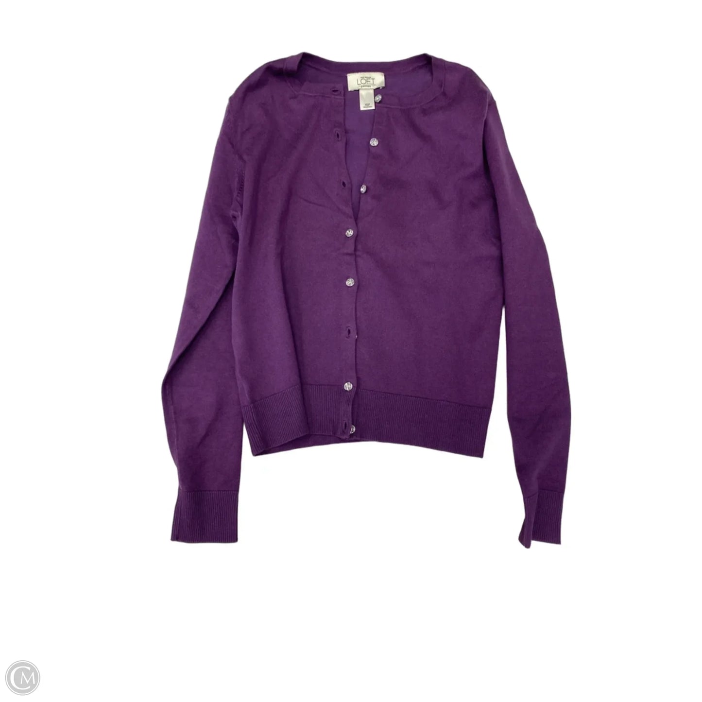 Cardigan By Loft In Purple, Size: Xsp