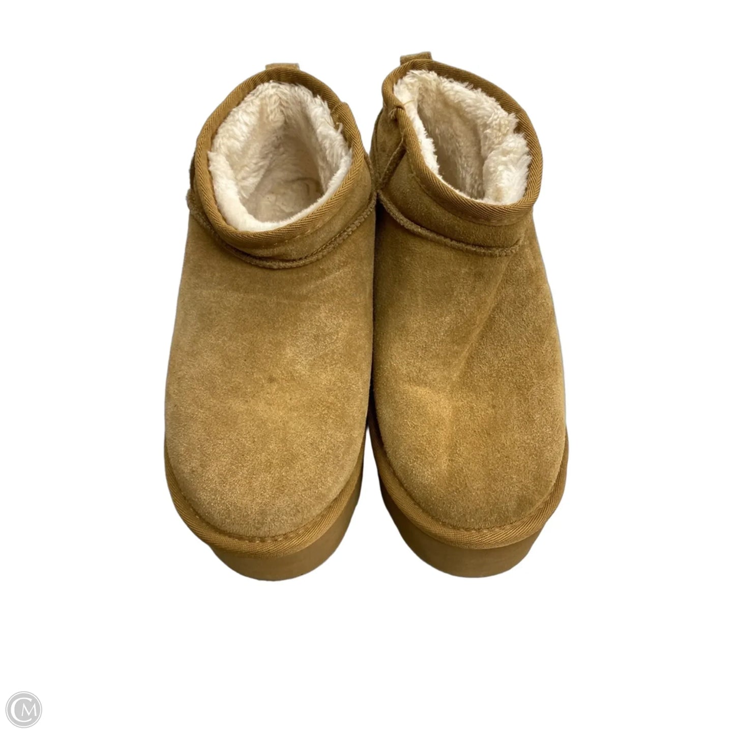 Boots Ankle Flats By Cushionaire In Brown, Size: 8