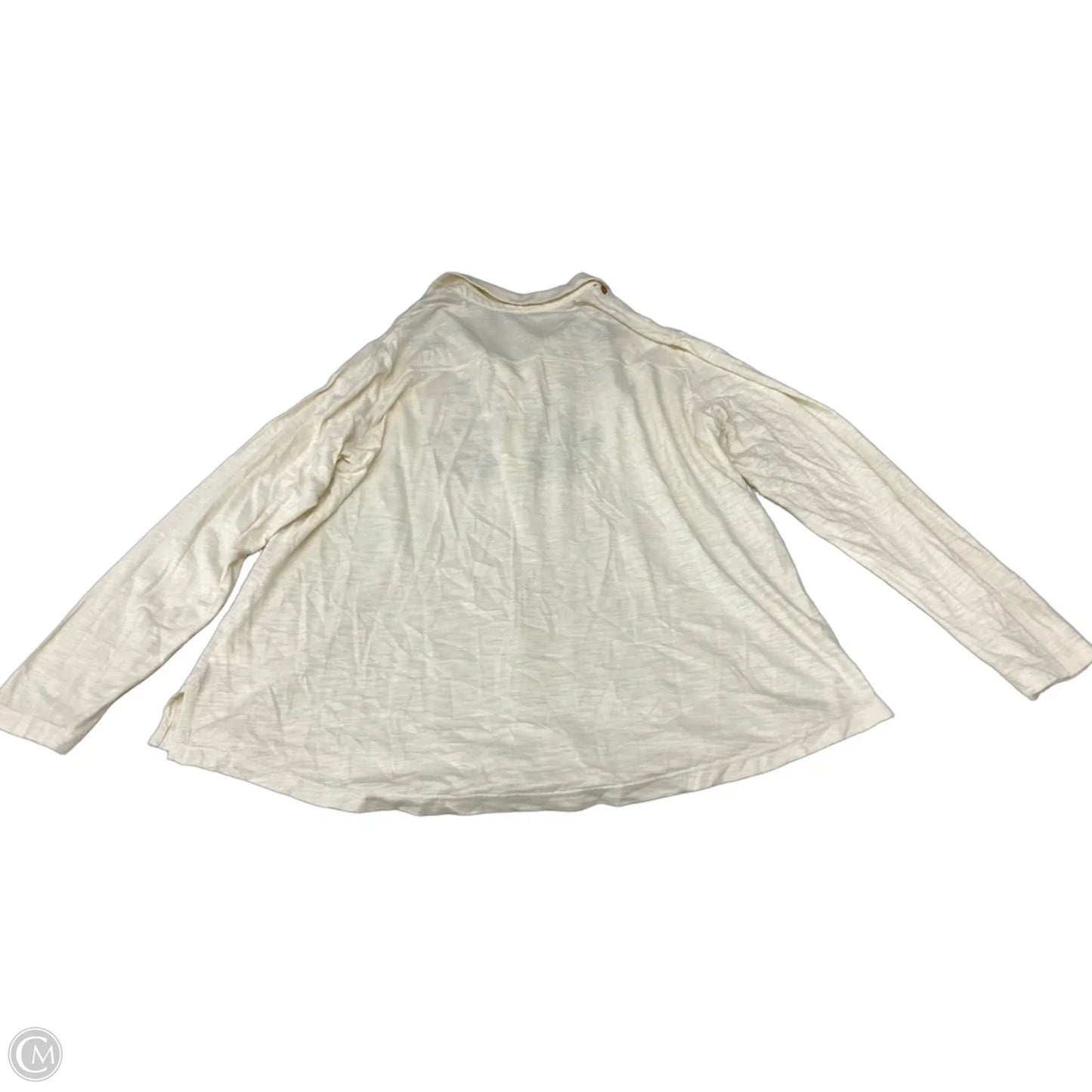 Top Long Sleeve By Orvis In Cream, Size: Xl