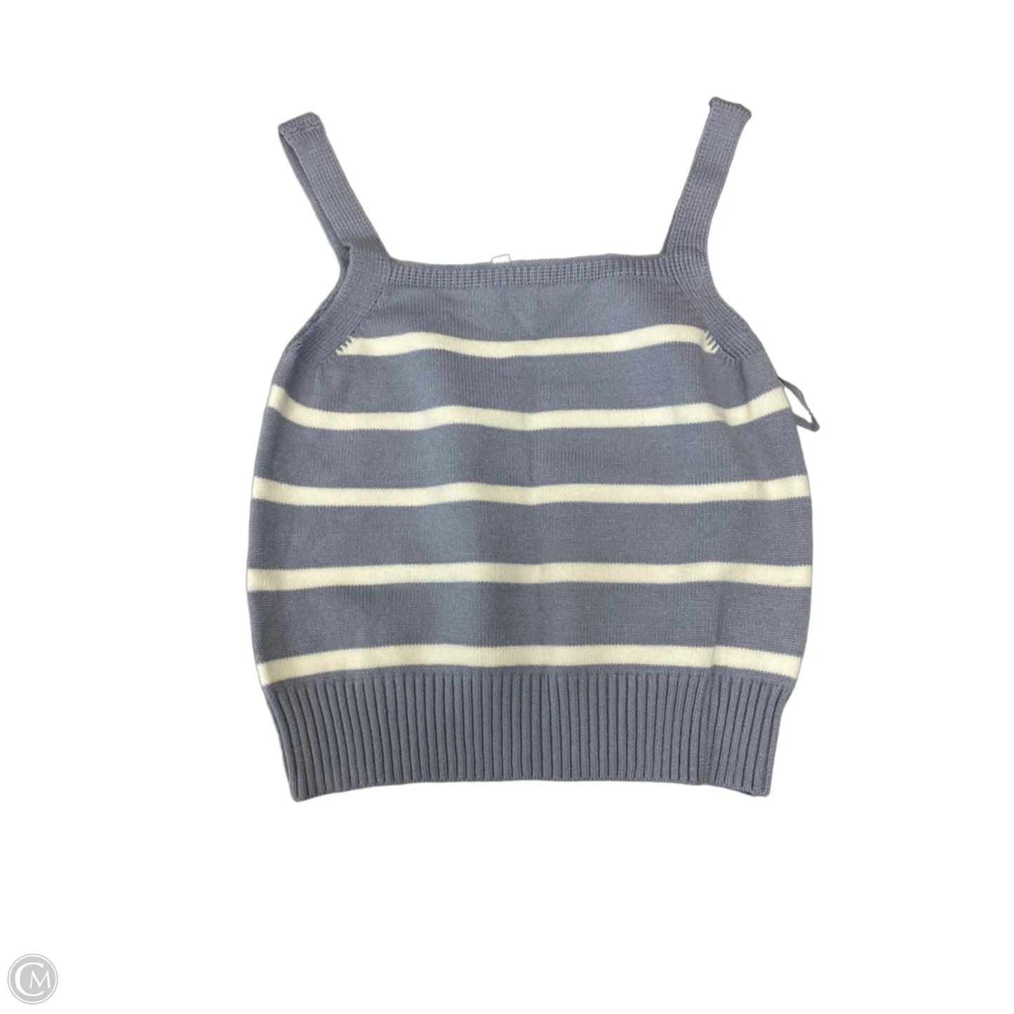 Top Sleeveless By Wishlist In Striped Pattern, Size: S