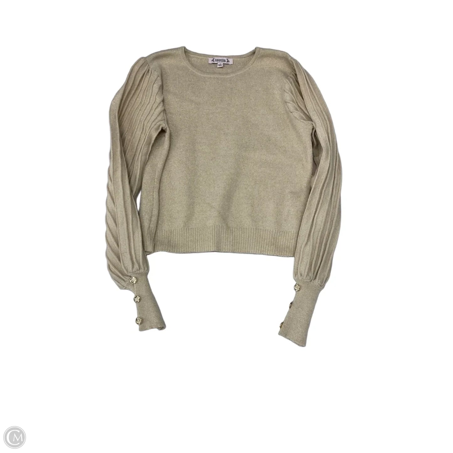 Top Long Sleeve By Nanette By Nanette Lepore In Beige, Size: S