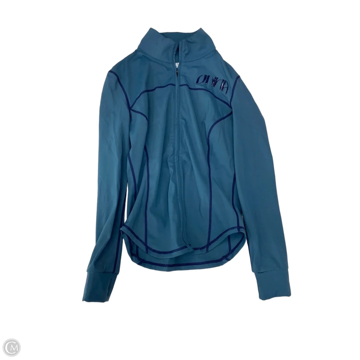 Athletic Jacket By Cmc In Teal, Size: S