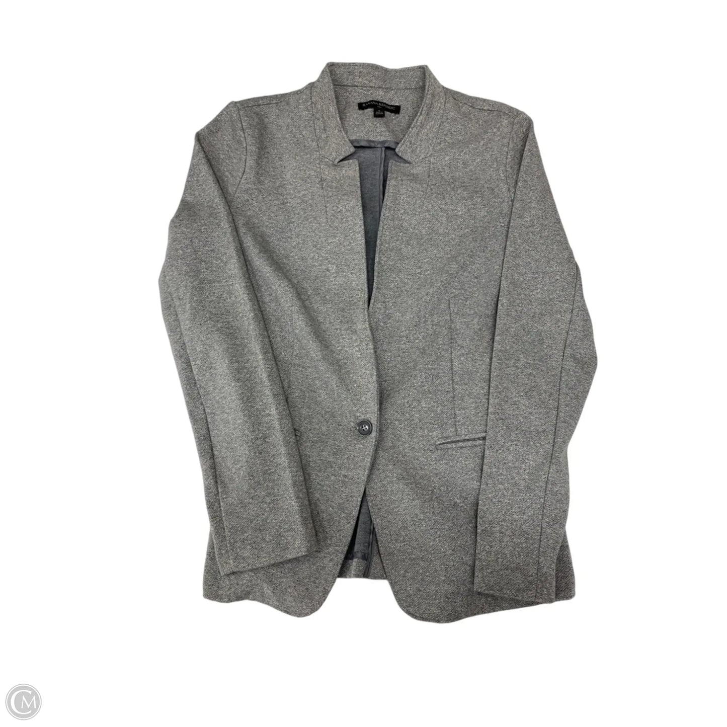 Blazer By Banana Republic In Grey, Size: S