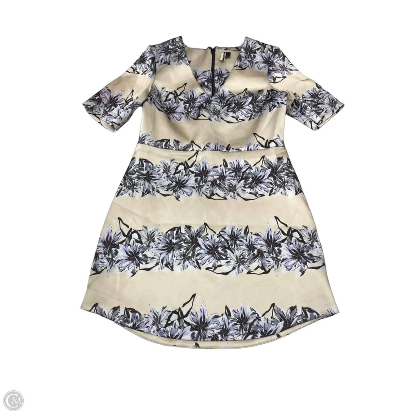 Dress Work By Topshop In Floral Print, Size: S