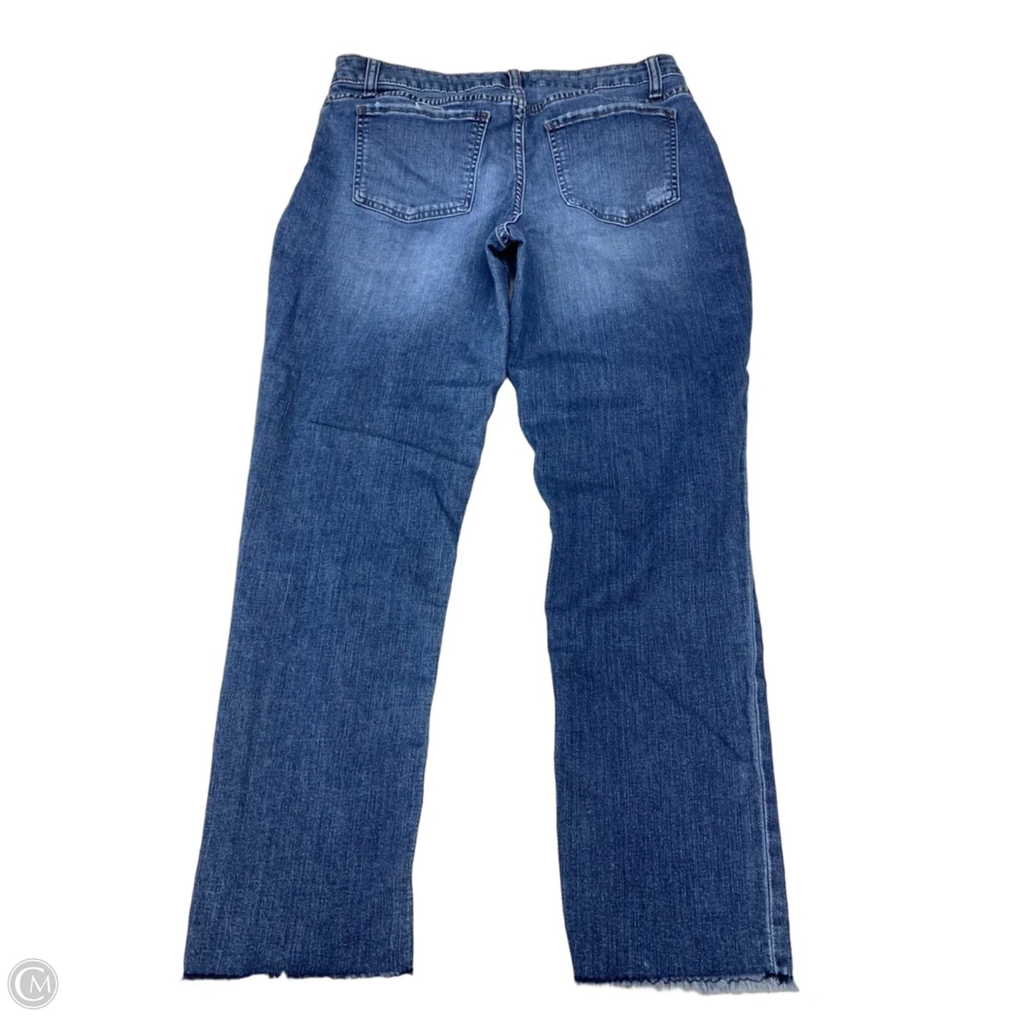 Jeans Skinny By Lee In Blue Denim, Size: 12