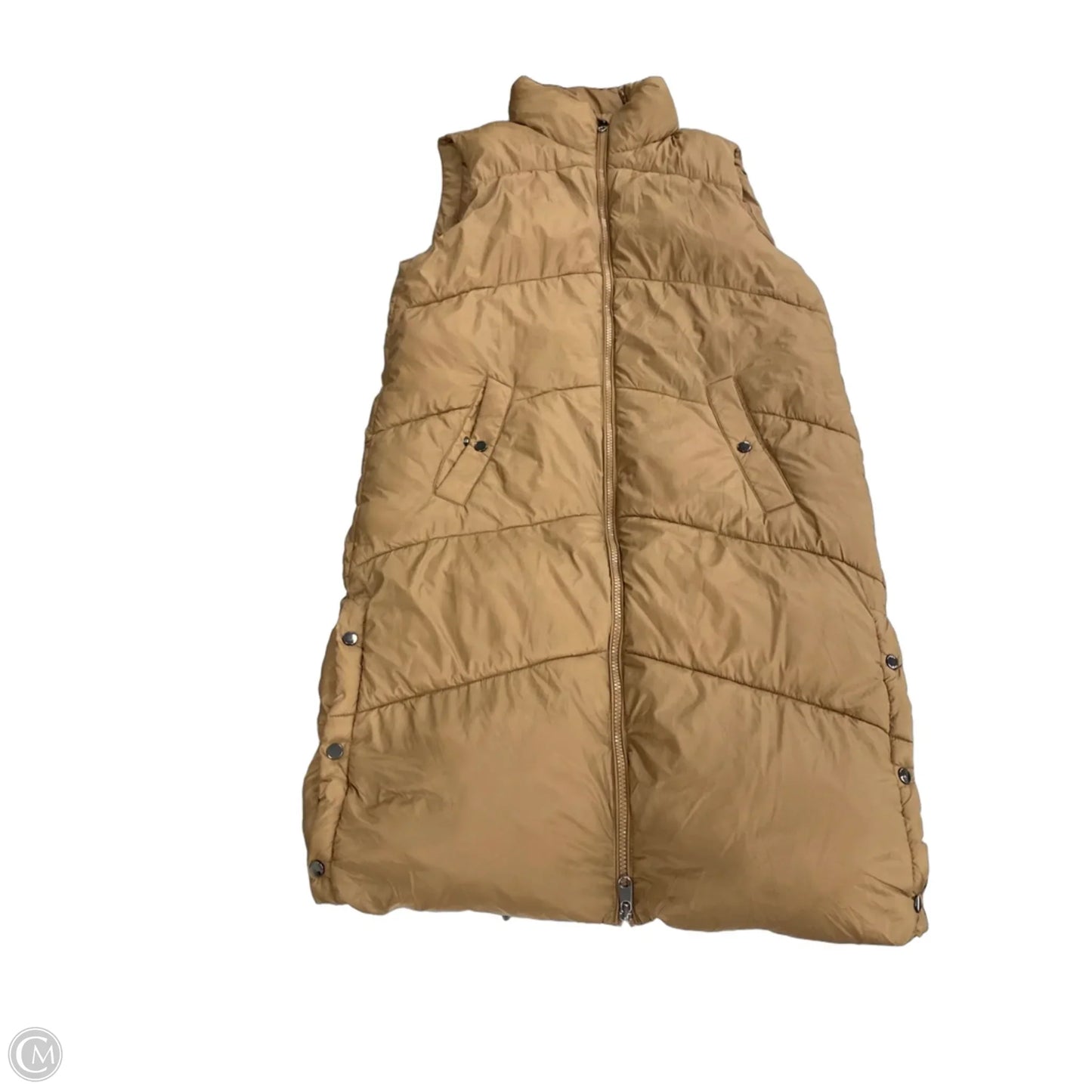 Vest Puffer & Quilted By Vero Moda In Brown, Size: S