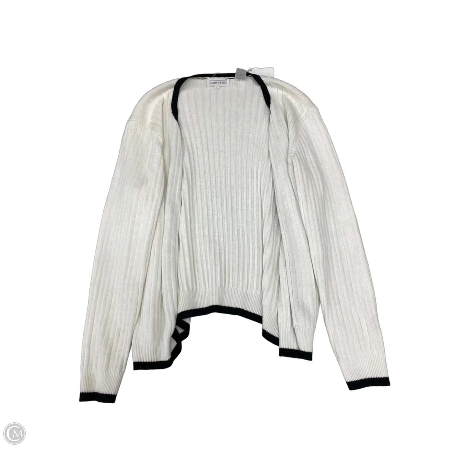 Cardigan By Jeanne Pierre In Black & White, Size: S