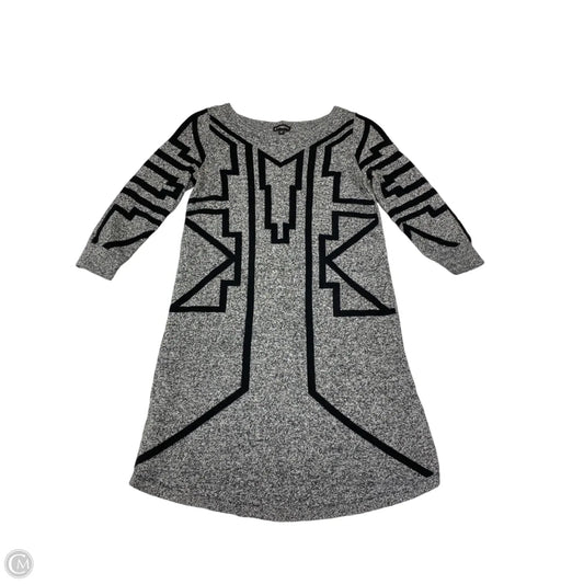 Dress Casual Short By Express In Black & Grey, Size: S