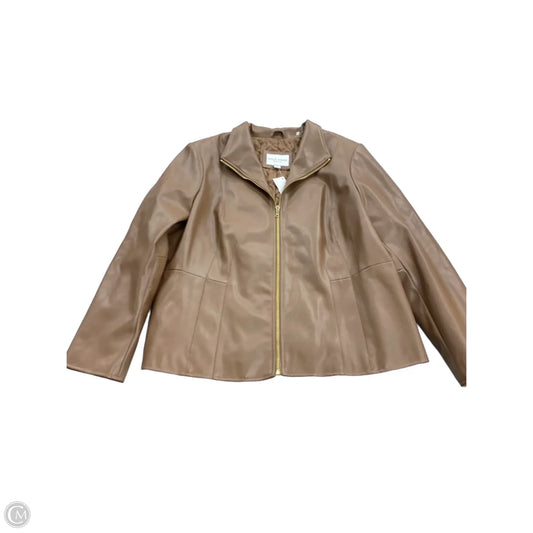 Jacket Other By Cole-haan In Brown, Size: 1x