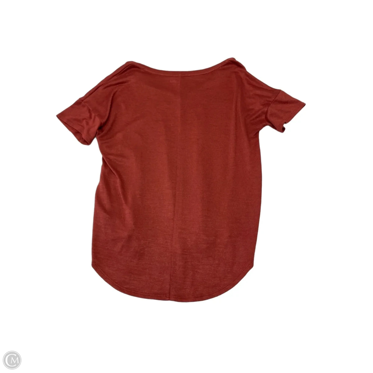 Top Short Sleeve Basic By Ana In Brown, Size: L