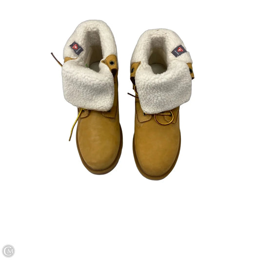 Boots Ankle Flats By Timberland In Tan, Size: 8