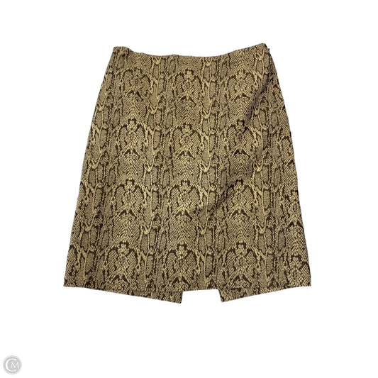 Skirt Midi By Dana Buchman In Brown, Size: 12