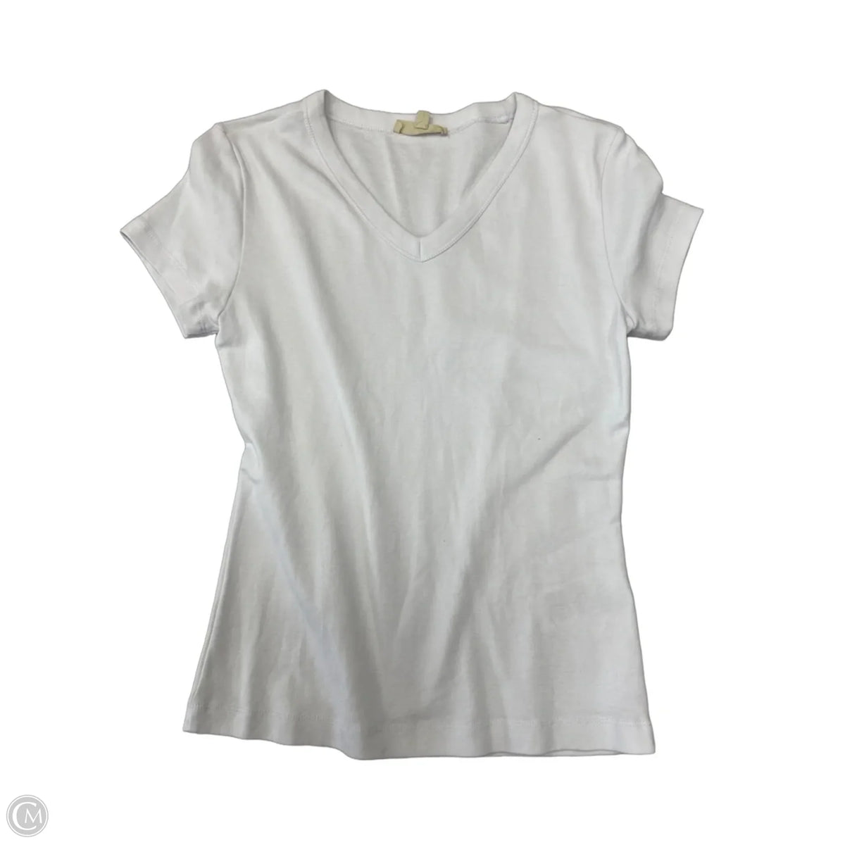 Top Short Sleeve Basic By Madewell In White, Size: M
