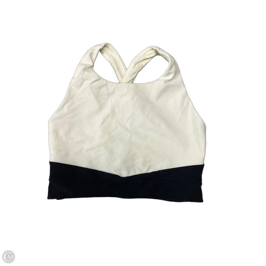 Athletic Bra By Calia In Black & Cream, Size: M