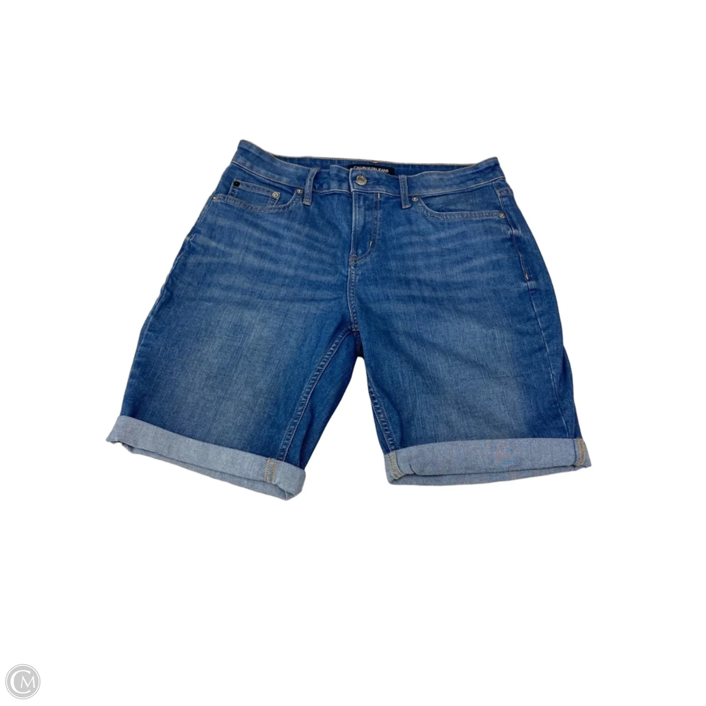 Shorts By Calvin Klein In Blue Denim, Size: 6