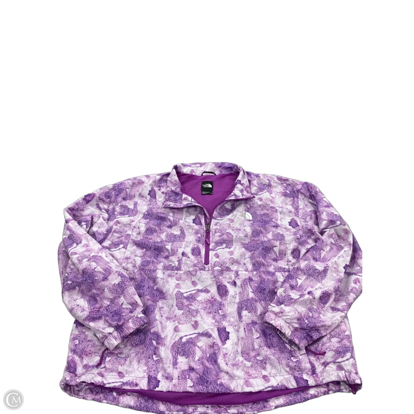Athletic Jacket By The North Face In Purple, Size: Xl