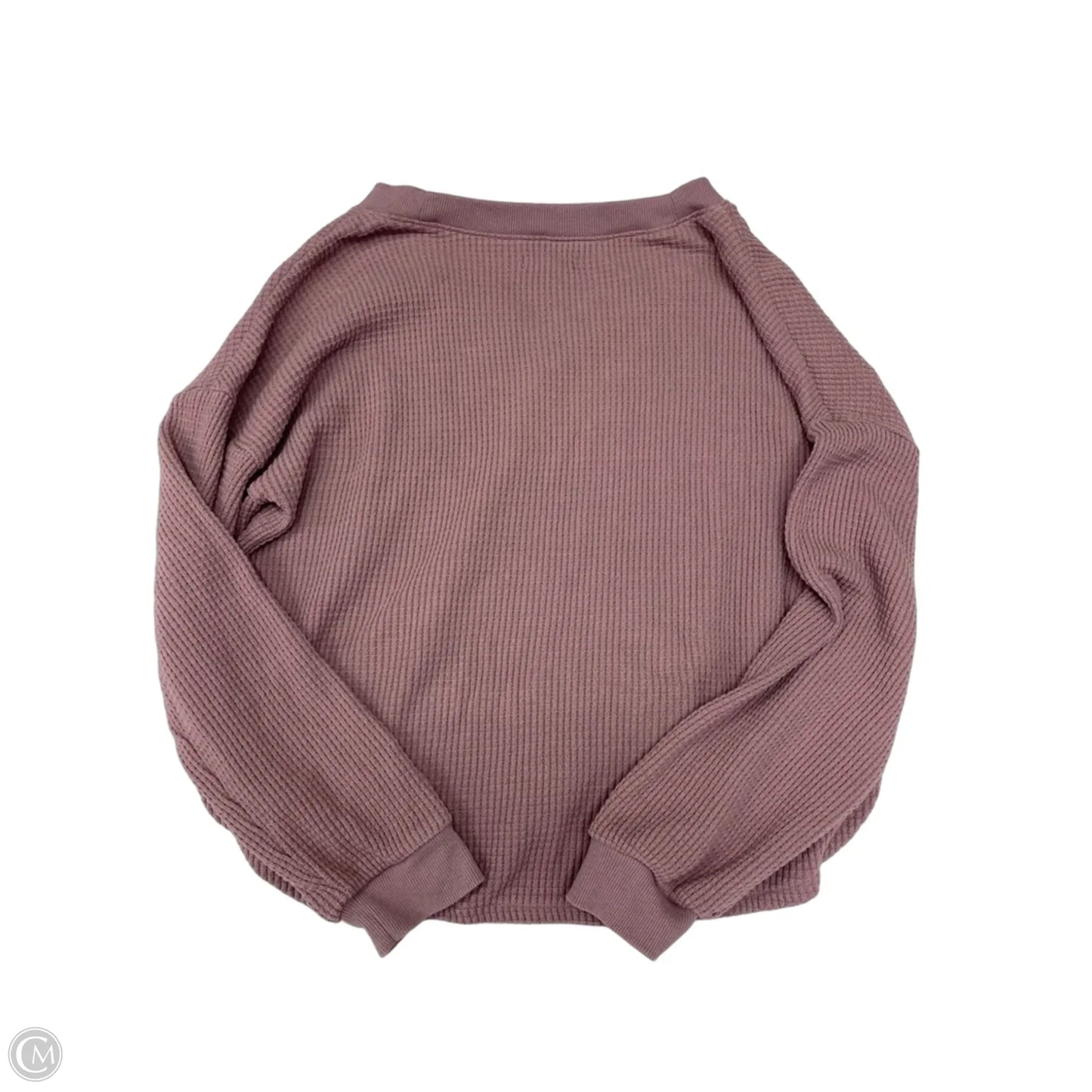Top Long Sleeve By Madewell In Mauve, Size: M