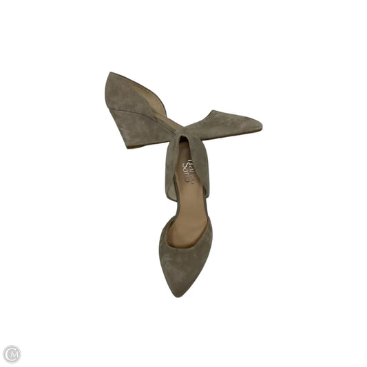 Shoes Heels Wedge By Franco Sarto In Beige, Size: 9