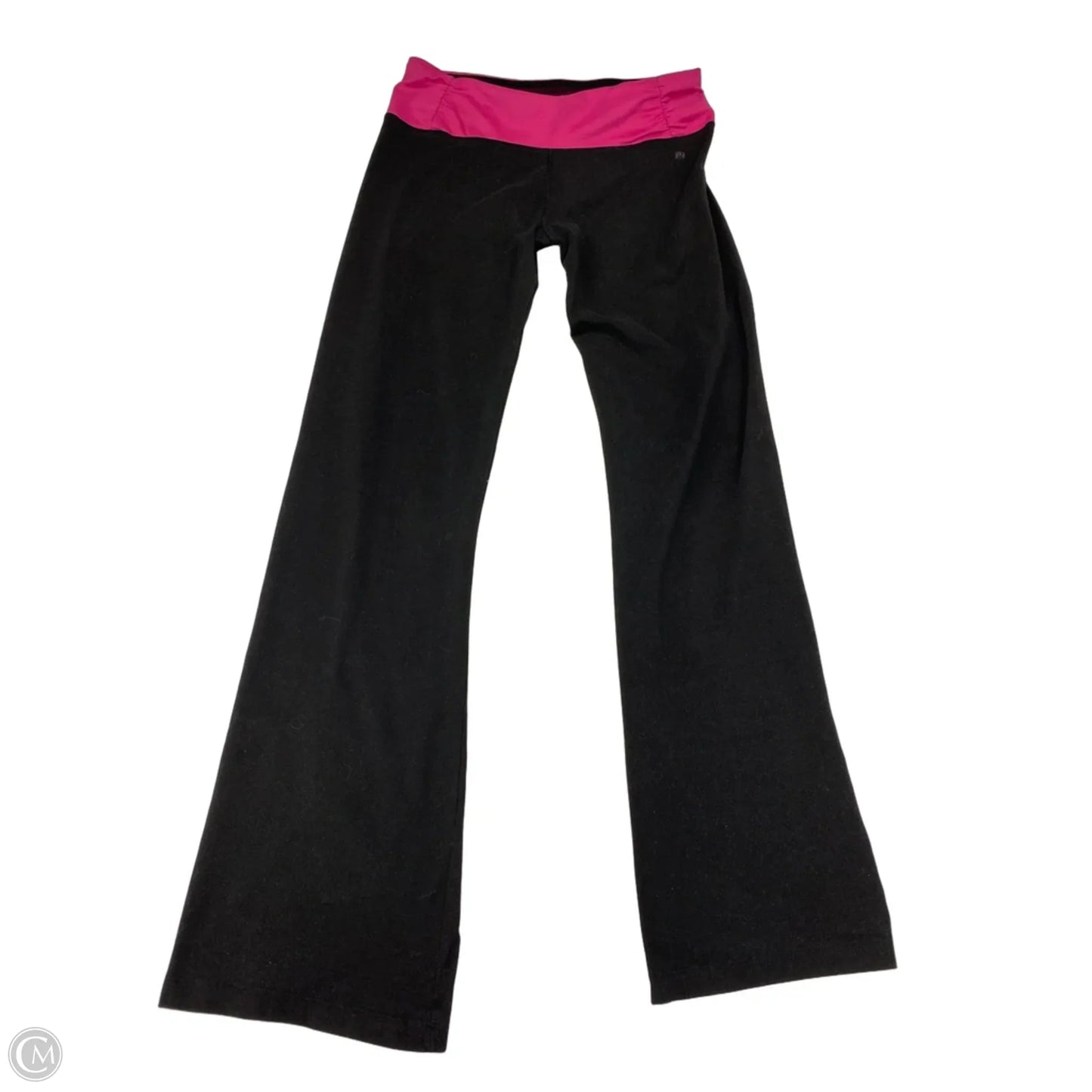 Athletic Pants By Bally In Black & Pink, Size: M
