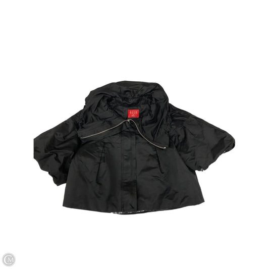 Coat Raincoat By Elle In Black, Size: M