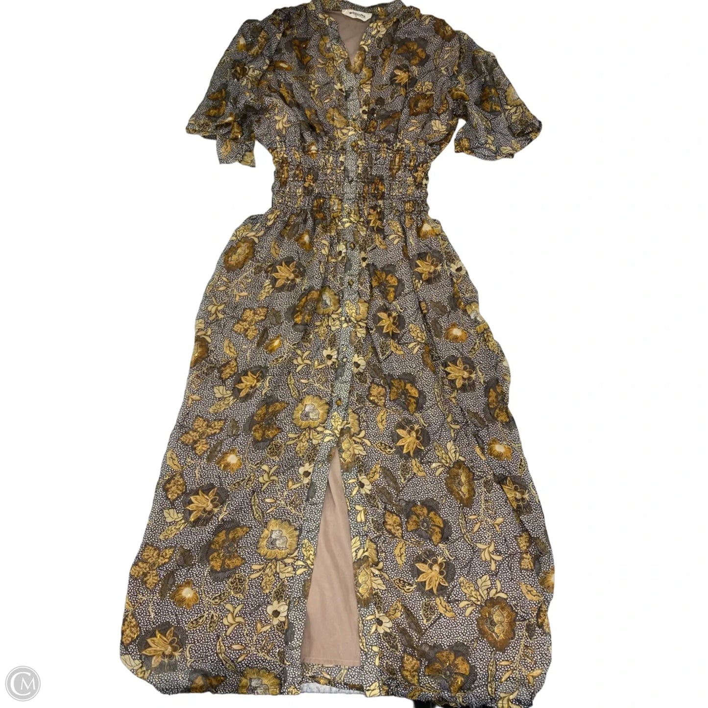 Dress Casual Maxi By Impressions In Brown, Size: S
