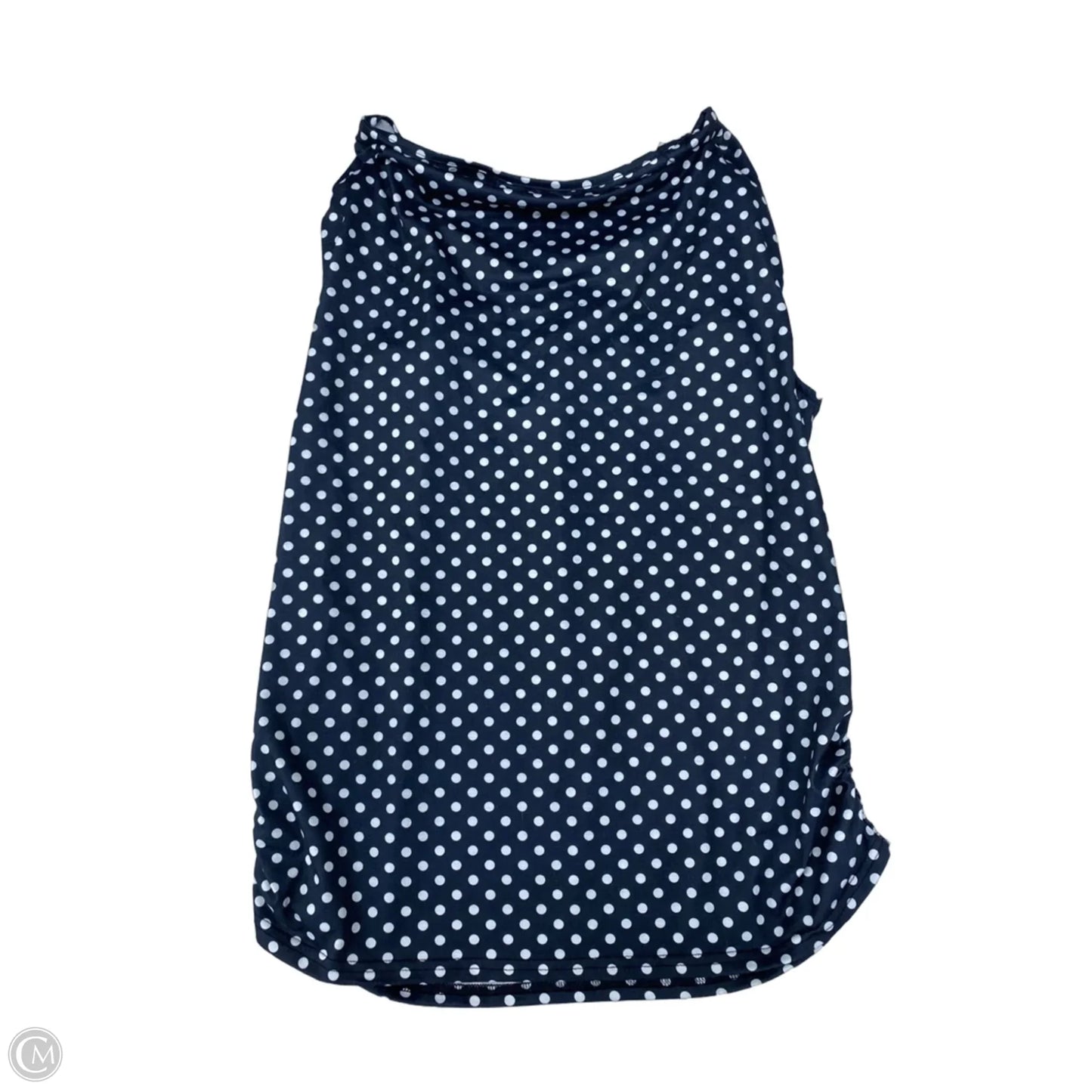 Top Sleeveless Basic By Zeagoo In Polkadot Pattern, Size: Xxl