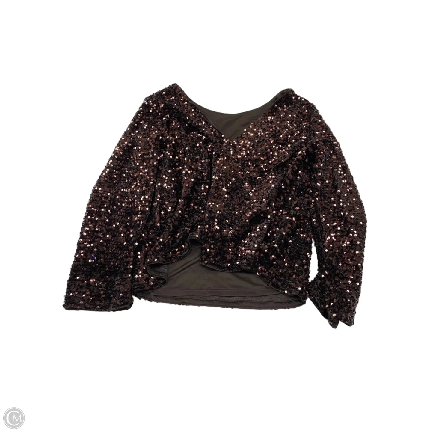 Sweater By H&m In Copper, Size: Xl