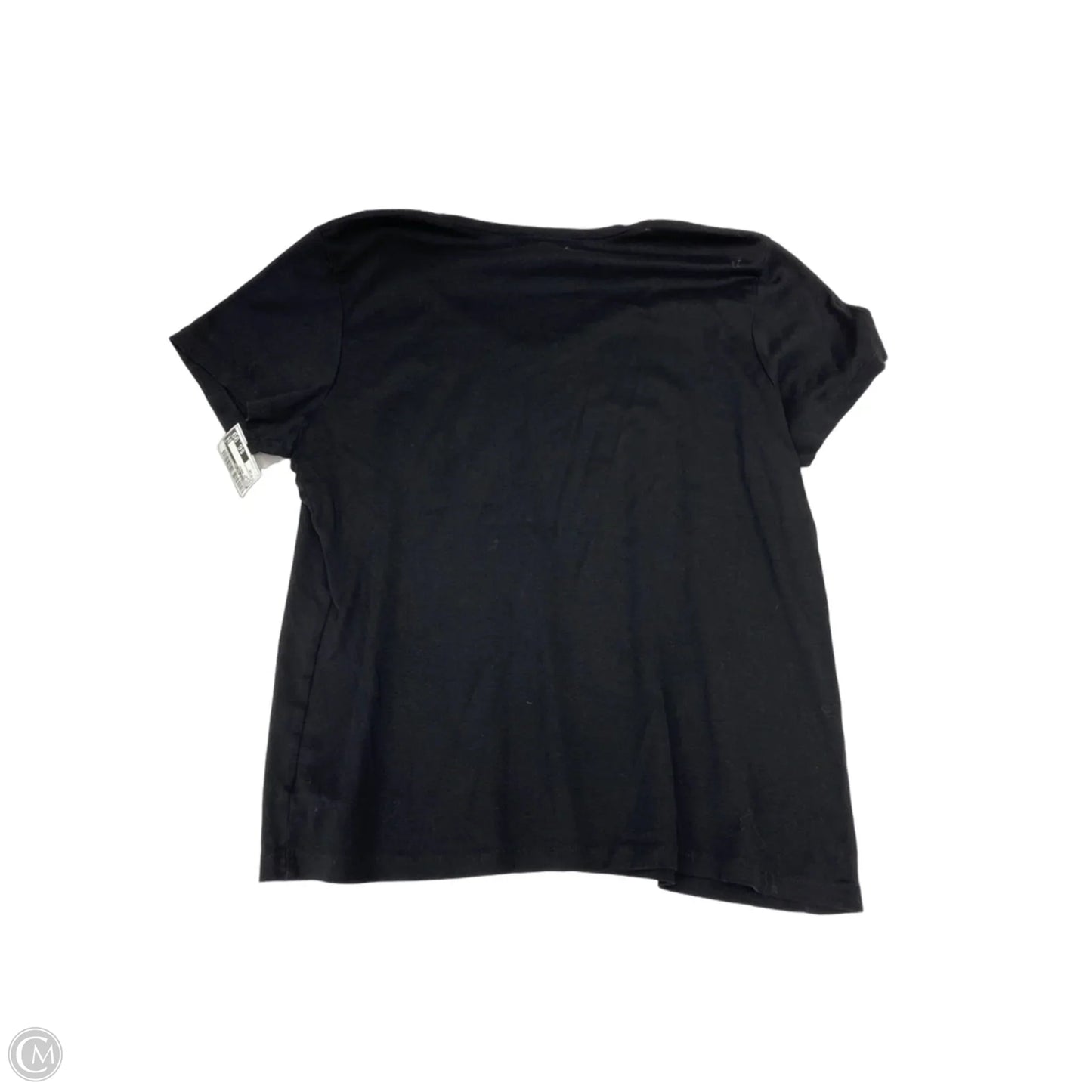 Top Short Sleeve Basic By Rebecca Malone In Black, Size: 1x