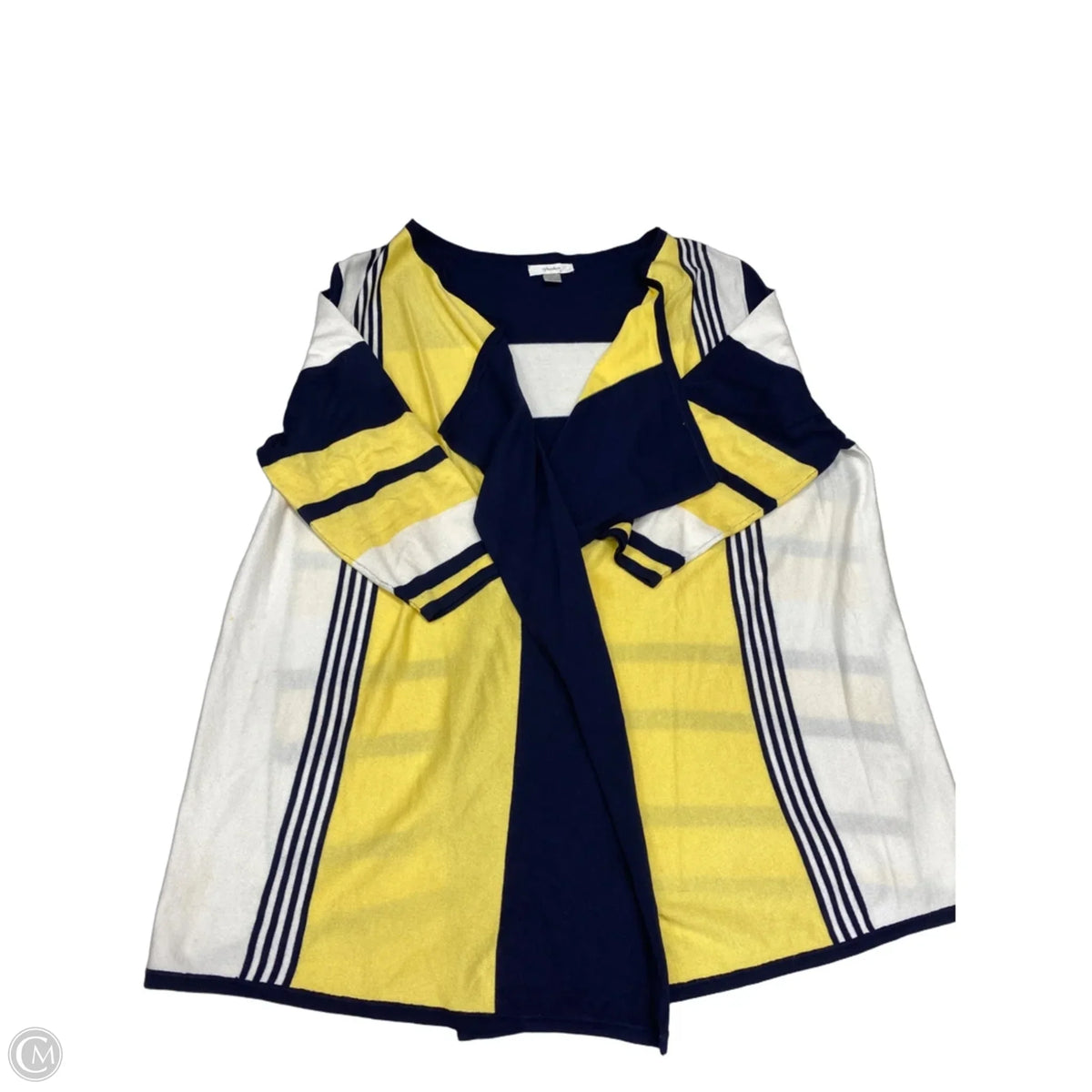 Cardigan By Cj Banks In Striped Pattern, Size: 2x