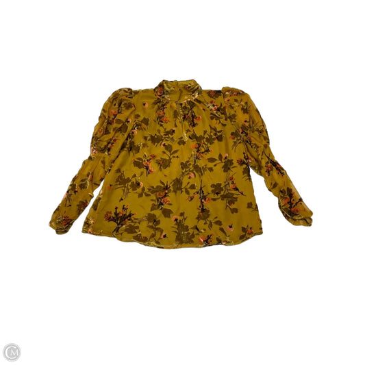 Blouse Long Sleeve By French Connection In Floral Print, Size: Xs