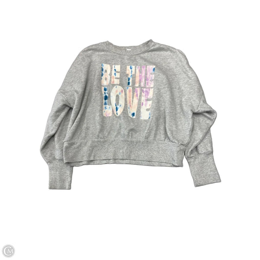 Sweatshirt Crewneck By Old Navy In Grey, Size: Xl